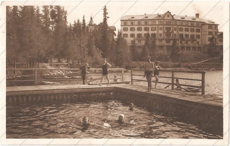 Plaváreň na Štrbskom plese (1924) – Chytil Alois – Praha (Štrbské Pleso)