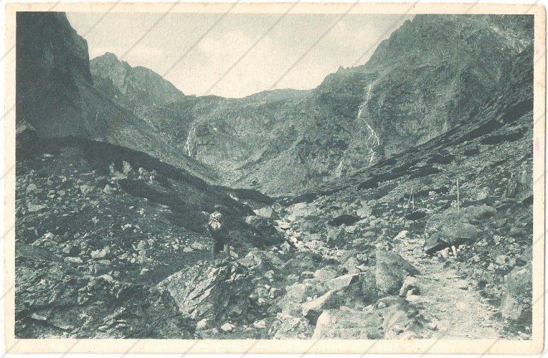 Pohľad k Téryho chate (1920-22) – KČST v Prahe