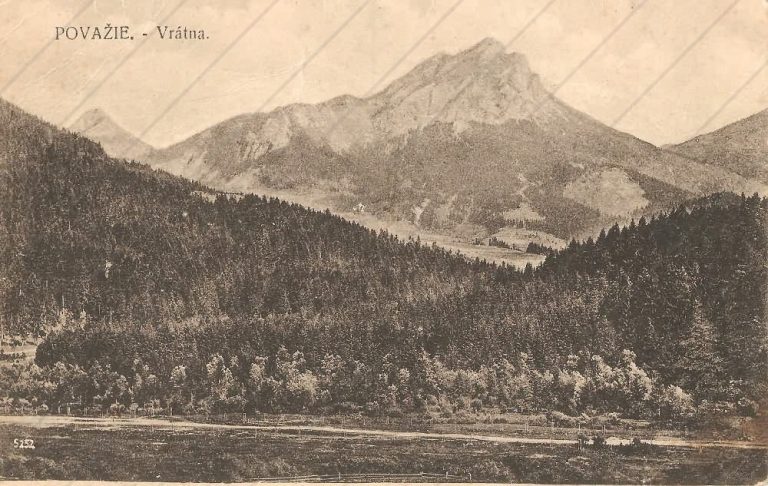Pohľad na Veľký Rozsutec (1924) Leopold Gansel – Trenčín
