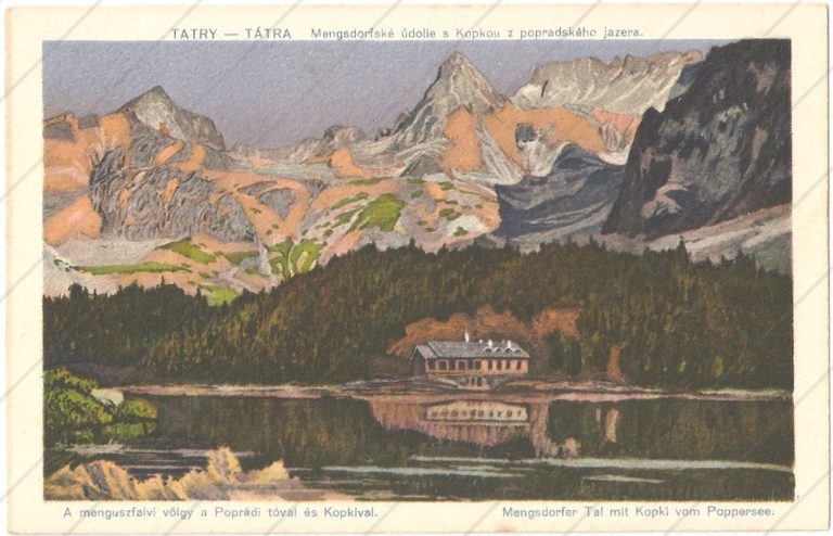 Popradské pleso a Mengusovská dolina (1921) – Földeš Samuel – Prešov, Komárno
