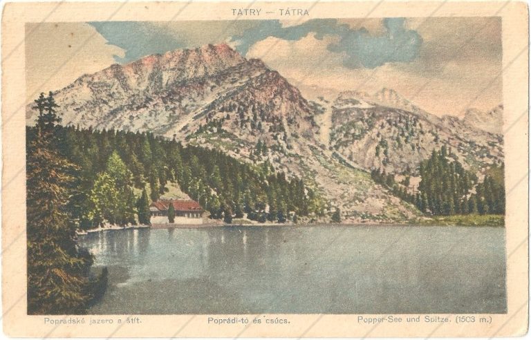Popradské pleso a štít (1921) – Földeš Samuel – Prešov, Komárno