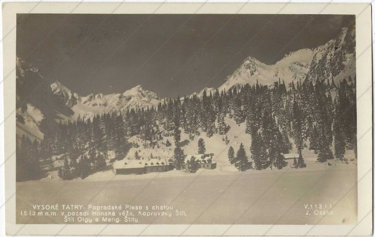 Popradské pleso (cca 1930; Ossko)