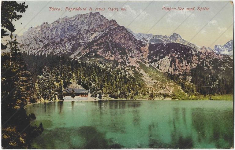 Popradské pleso – 1917 – Samuel Foldéš