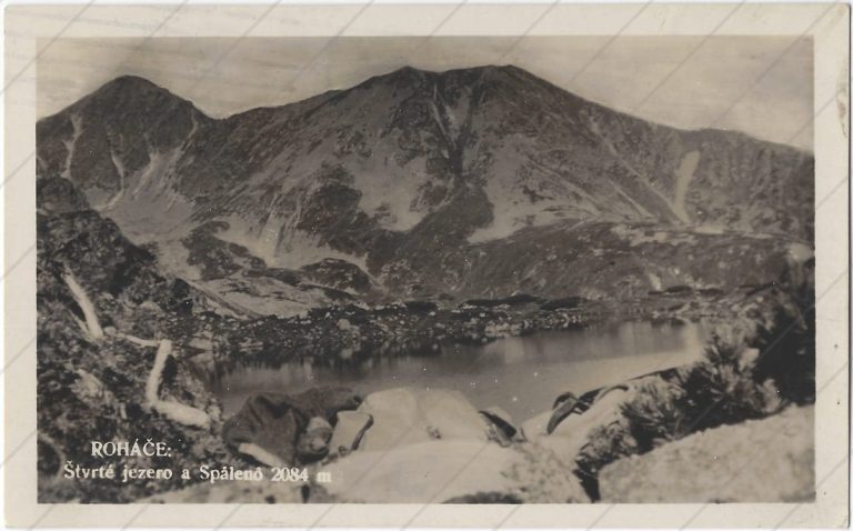 Roháče, Pachoľa a Spálená od Štvrtého plesa (1920-40; KČST Dolný Kubín) a