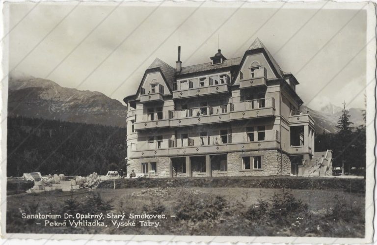 Sanatórium Dr. Opatrný (cca 1930; Lichtig)