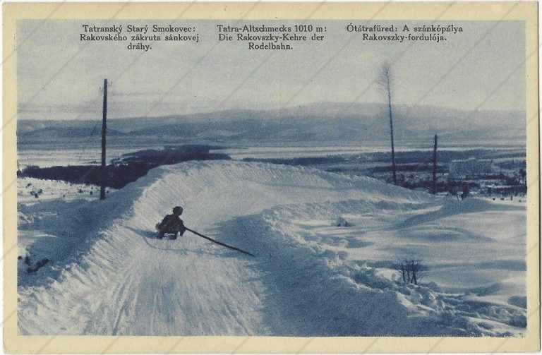 Sánkovacia dráha Starý Smokovec, Turistik und Alpinismus, Kežmarok (1920-31)