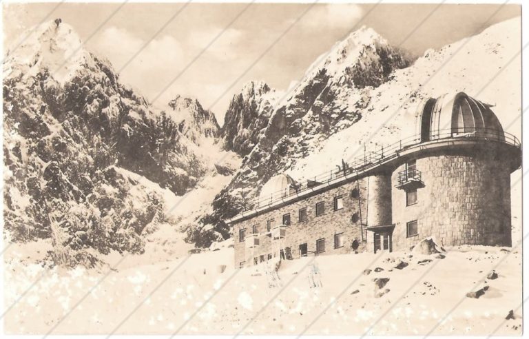 Skalnaté pleso, hvezdáreň – Tatran – cca 1950