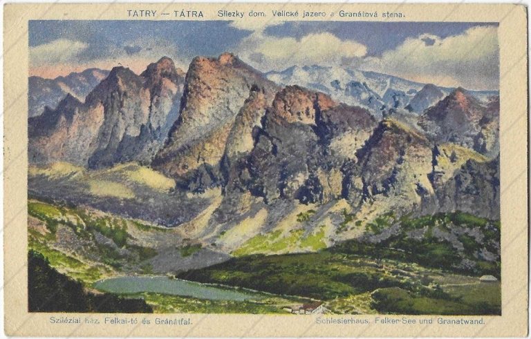 Sliezsky dom a Velické pleso – 1921 – Samuel Foldéš