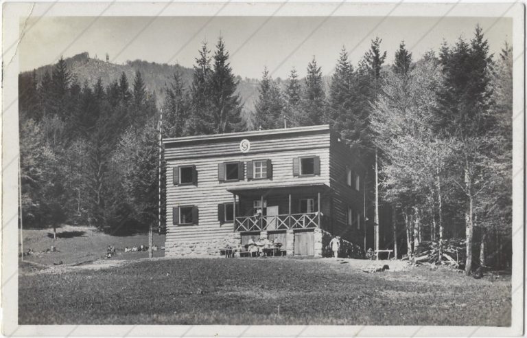 Sokolská chata nad Tajovom (ST. FILIPI; cca 1960)