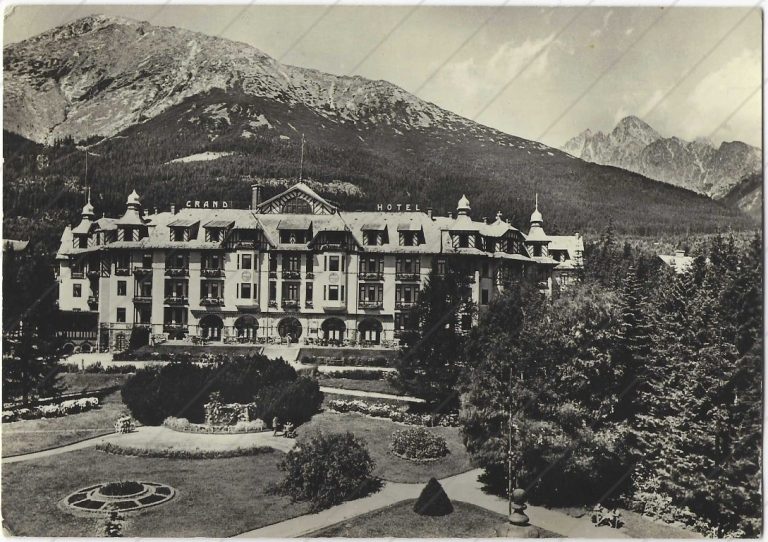 St. Smokovec Grandhotel – Tvar (1949-50), prešla poštou