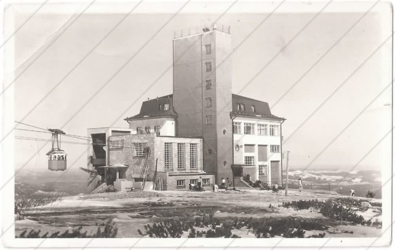 Stanica lanovky na Lomnický štít (1946-48) – Korman Ján – Liptovský Mikuláš, Tatranská Lomnica