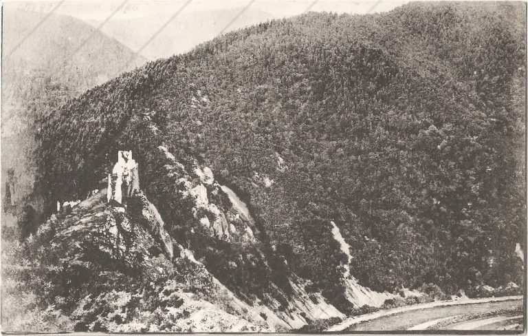 Starhrad Strečno (cca 1920) Leopold Gansel – Trenčín