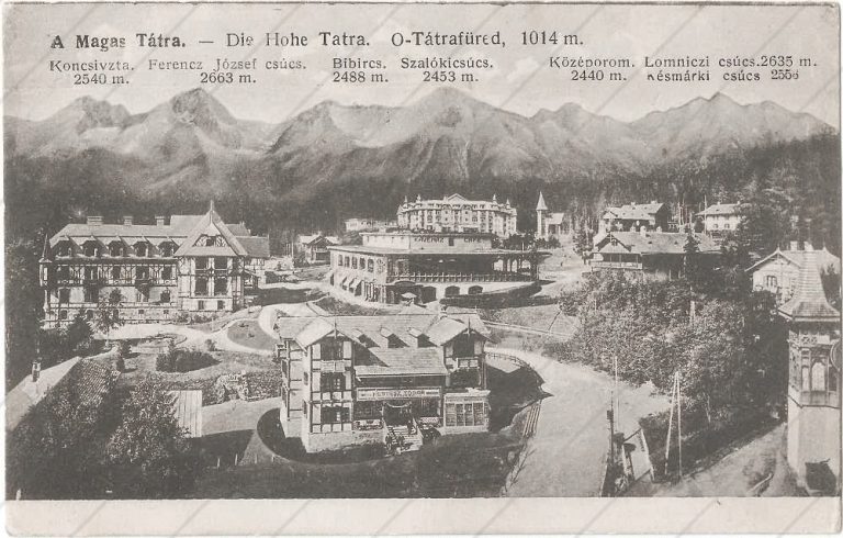 Starý Smokovec (1917) – Divald és Monostory – Budapešt‘