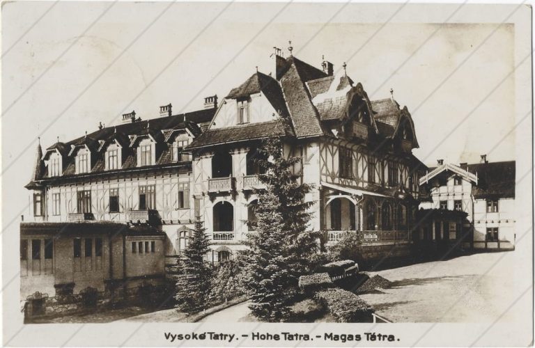 Starý Smokovec, Tatra Sanatorium (cca 1930; IKO) a