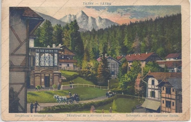Starý Smokovec a Lomnický štít (1921) – Földeš Samuel – Prešov, Komárno