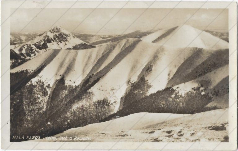 Steny, Stoh, Rozsutec (1932; Hájek)