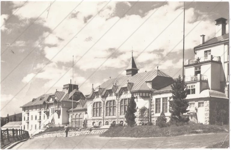 Štrbské Pleso, liečebný dom Kriváň – SVPL – cca 1958