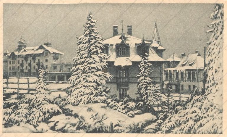 Štrbské Pleso v zime (1922) – Ossko Ján – Štrbské Pleso