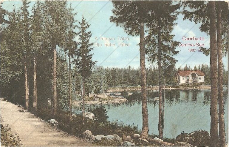 Štrbské pleso (1913) Magyar Sokszorosító Műipar – Budapešť