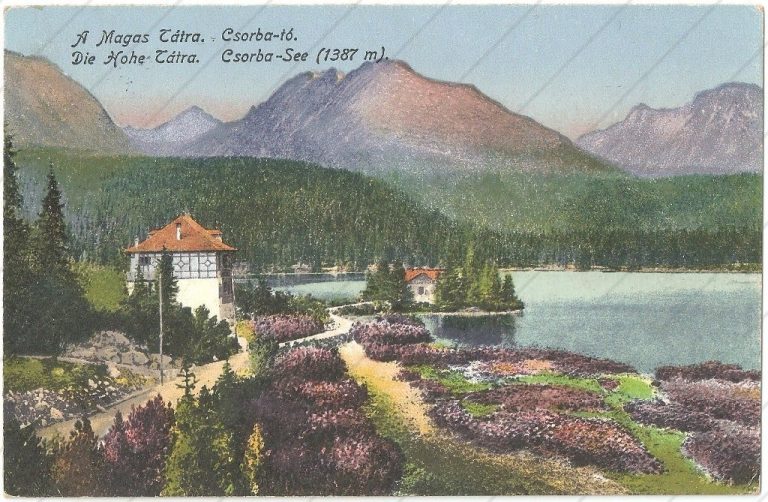 Štrbské pleso (1918) – Divald és Monostory – Budapešt‘