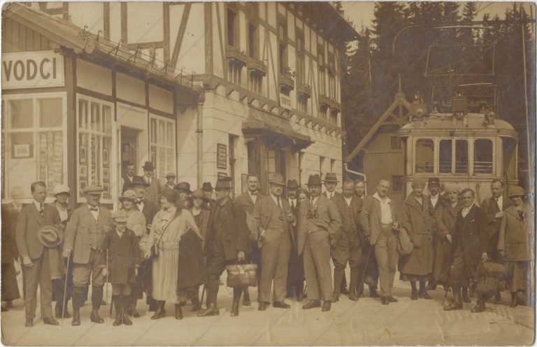 Štrbské pleso (1923, fotopohľadnica) a