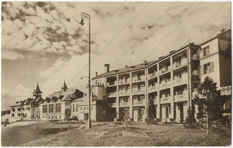 Štrbské pleso, Hotel Kriváň a Hviezdoslav (Tatran; 1950)