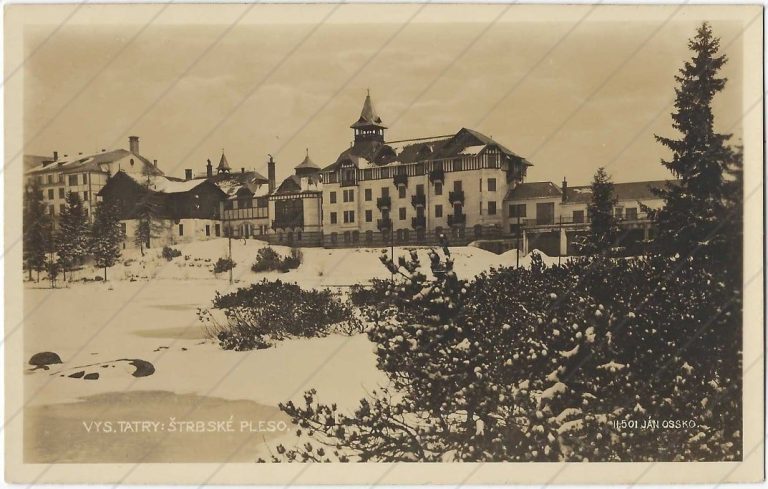Štrbské pleso (cca 1930; Ossko)