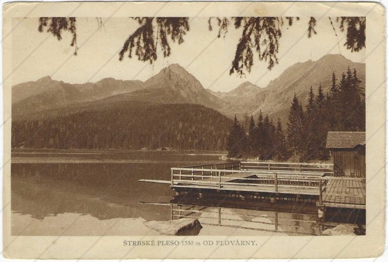Štrbské pleso, plaváreň – cca 1925