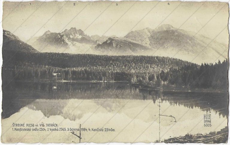 Štrbské pleso – Foto Fon (1920)