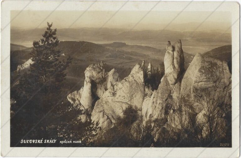 Súľovské skaly, Koňská hlava (1936; Trávniček) a