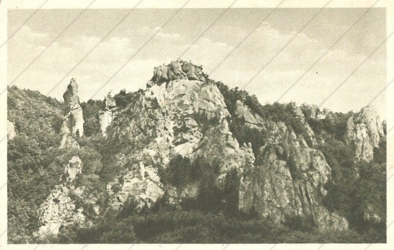 Súľovské skaly (cca 1928) – Turistický dom v Súľove