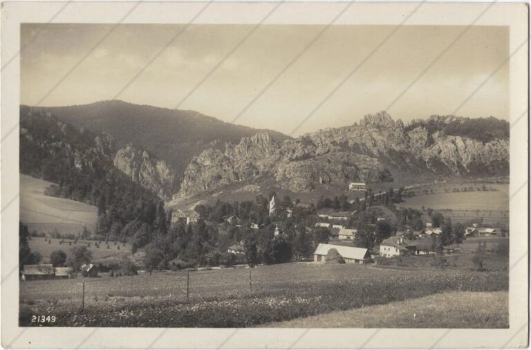 Súľovské skaly (cca 1930; xxx) a