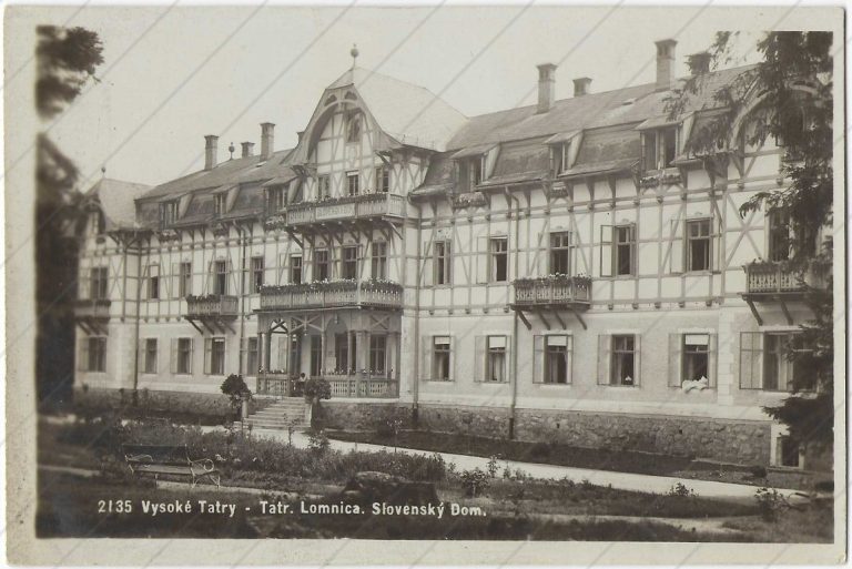 Tatr. Lomnica, Slovenský dom-Lichtig (1929)