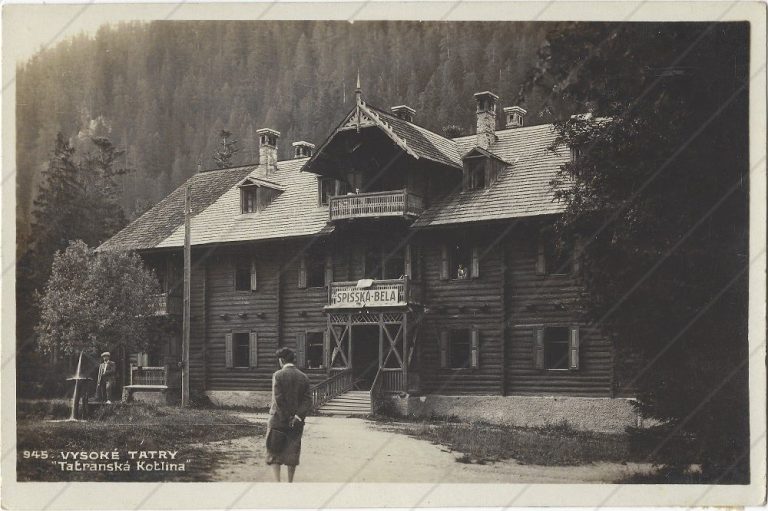 Tatranská Kotlina, Hotel Spišská Belá (1929; Lichtig)