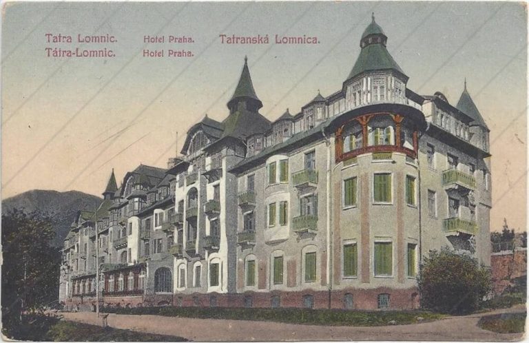 Tatranská Lomnica, Hotel Praha (cca 1921) – Kuszmann Július – Tatranská Lomnica, Kežmarok