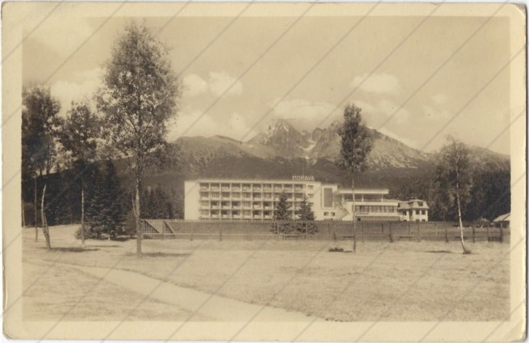 Tatranská Lomnica, zotavovňa Morava (1949-50; Tatran)