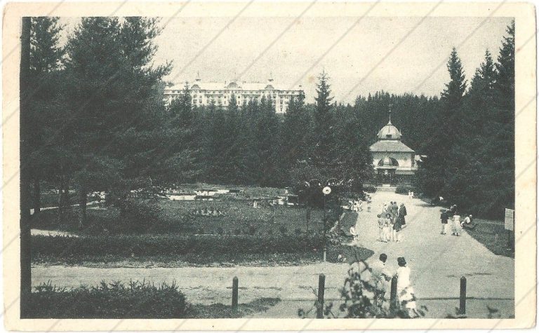 Tatranská Lomnica – kúpele a Grandhotel Praha (1923-1925) – Legionárska tržnica – Tatranská Lomnica