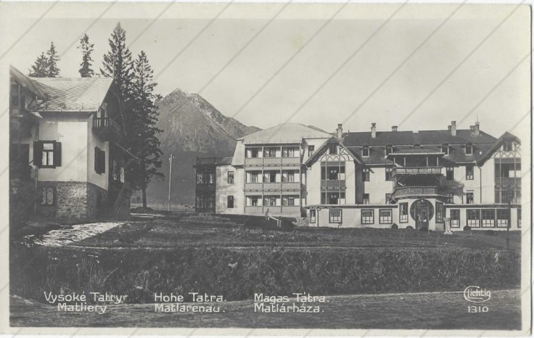 Tatranské Matliare (1927; Lichtig)