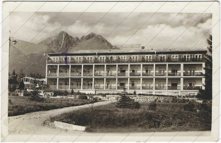 Tatranské Matliare, Esplanade (Košťál; 1949)