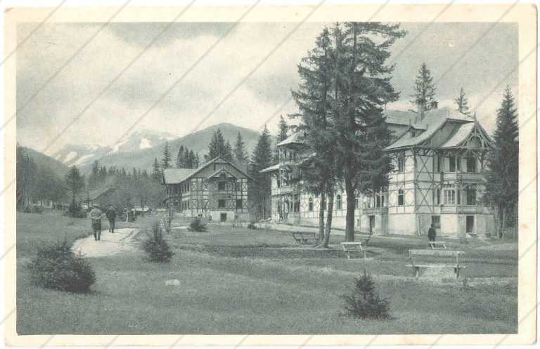 Tatranské Matliare a Belianske Tatry v pozadí (1923) – Chytil Alois – Praha (Štrbské Pleso)
