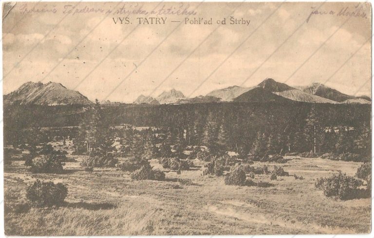 Tatry, pohľad zo Štrby (1920) – Kustra Július – Košice