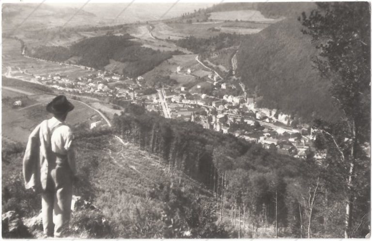 Trenčianske Teplice z Machnáča – Tatran – 1952