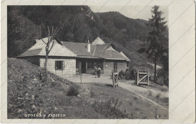 Útulňa v Zádielskej doline (1931; KČST Košice)