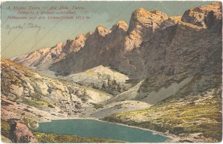 Velické pleso (1921) – Divald és Monostory – Budapešt‘