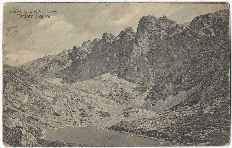 Velické pleso – 1914 – Mossinger R., Zagreb