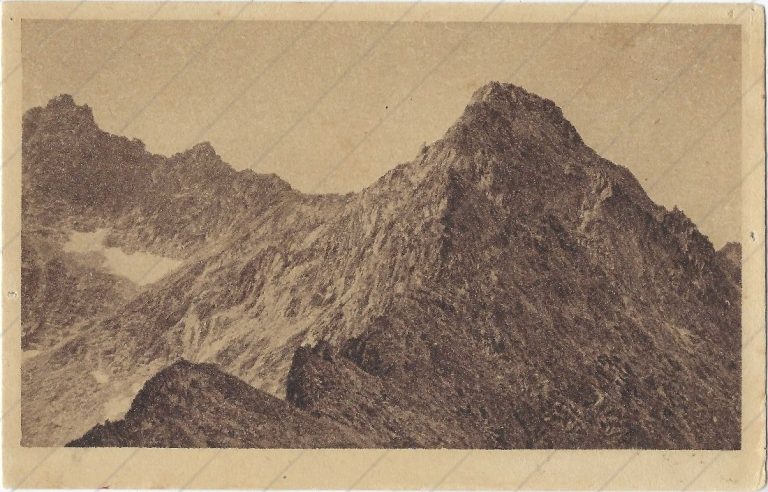 Velický štít z Poľského hrebeňa (1920, Neubert)