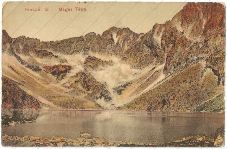 Veľké Hincovo pleso – Fuchs Július – Poprad (1907)