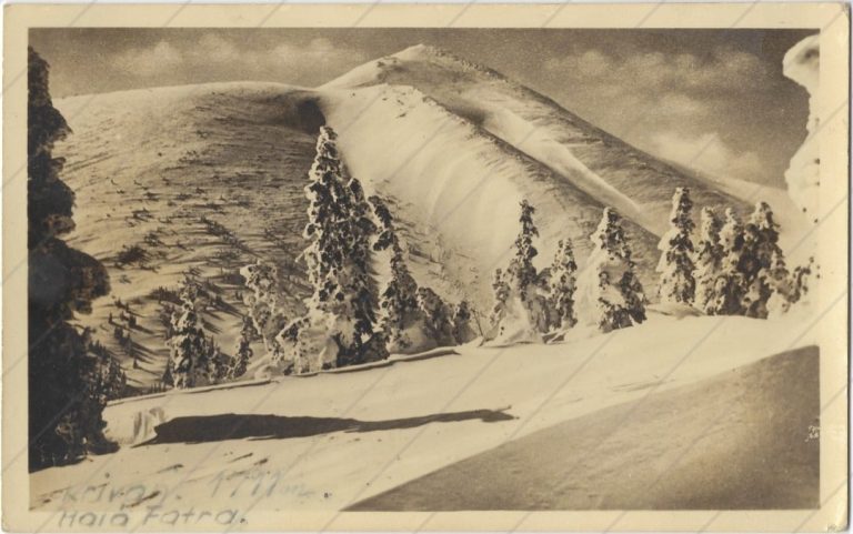 Veľký Kriváň (1931; KČST Žilina) a