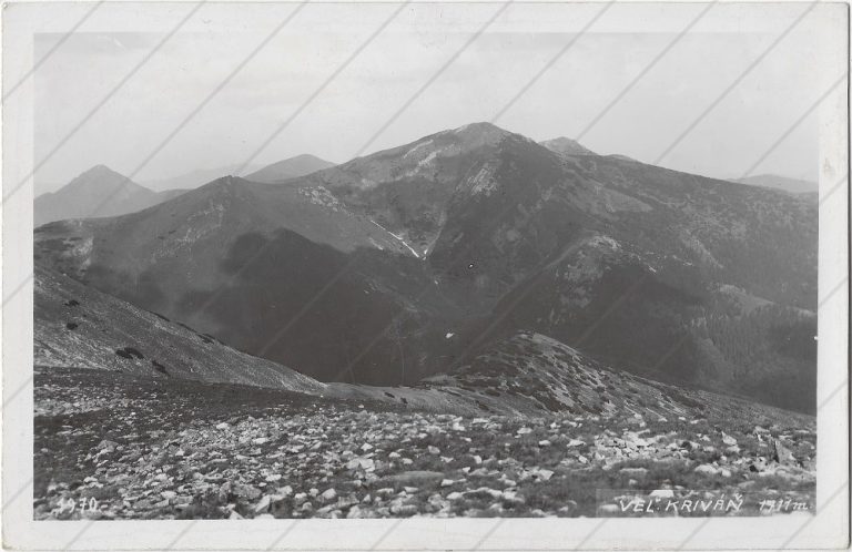 Veľký Kriváň (cca 1938; KČST Sučany)