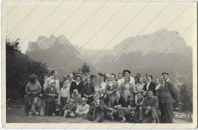 Veľký Rozsutec, Poludňové skaly zo Štefanovej – cca 1950 – neznámy a